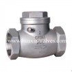 Thread swing check valve